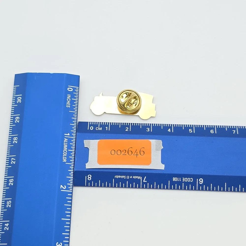 Veterans of Foreign Wars VFW Pin Pinback Enamel Resin Commander Carl Eby 1997-98